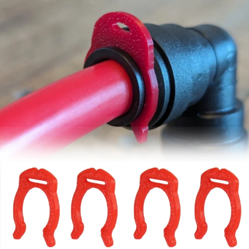 For John Guest JG Push Fit Water Fitting Red Locking Collet Clip 10x12mm Caravan Motorhome RV Camper Parts Accessories 10pcs