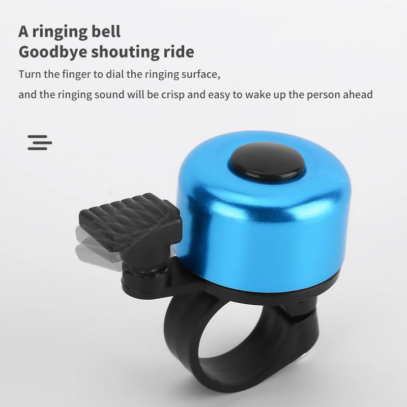 Timbre de aleación para bicicleta de montaña y carretera, alarma de sonido, advertencia de seguridad, anillo de Metal para manillar de ciclismo, accesorios para bicicleta de montaña