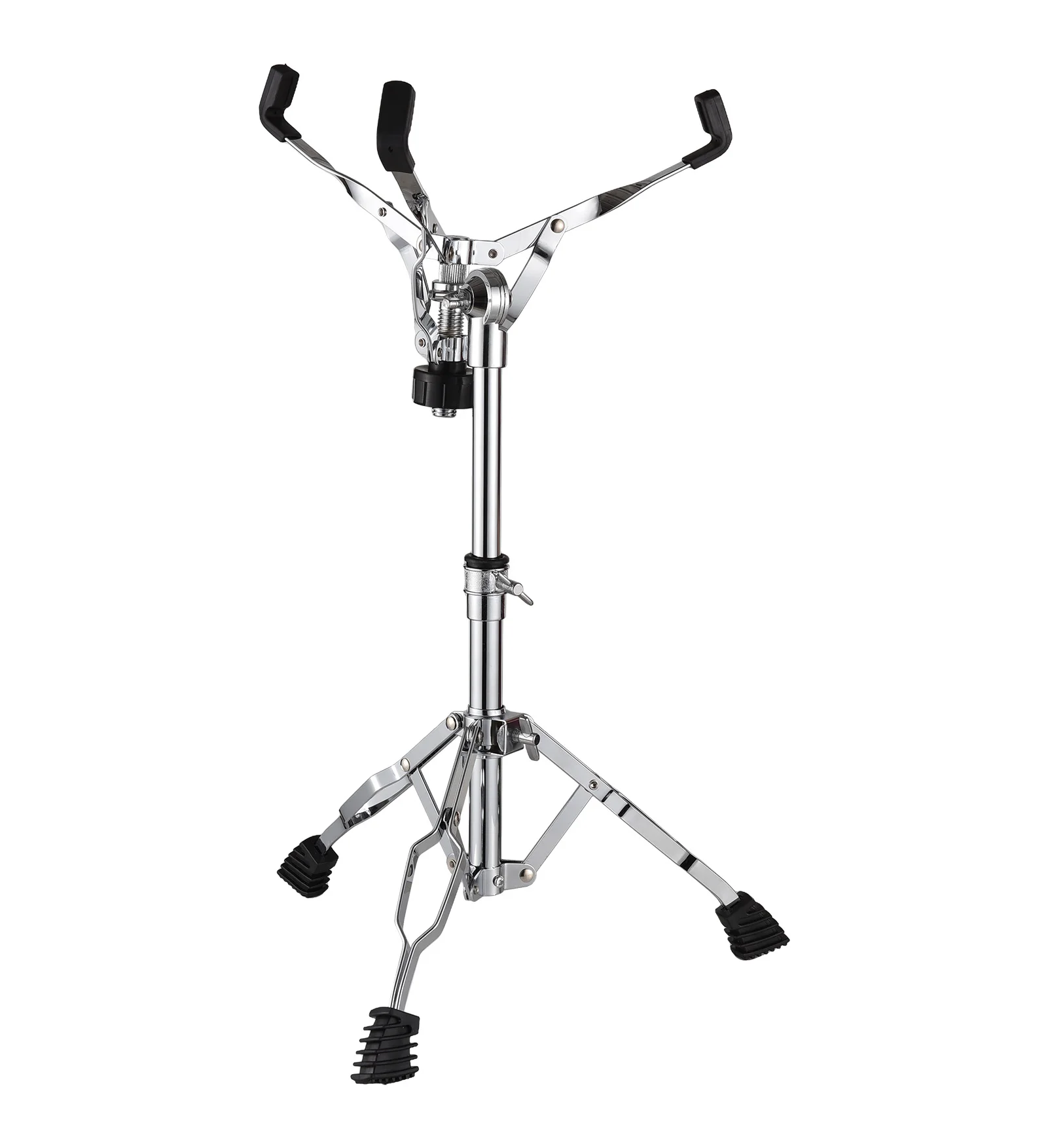 Snare Drum Stand Foldable Detachable Bracket 22mm Pipe Diameter Adjustable Height Tripod Snare Stand Fit for 10 to 14 Inch Snare