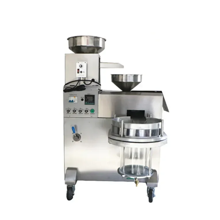 Food grade material sunflower oil pressers machine cold press automatic oil press with oil filter