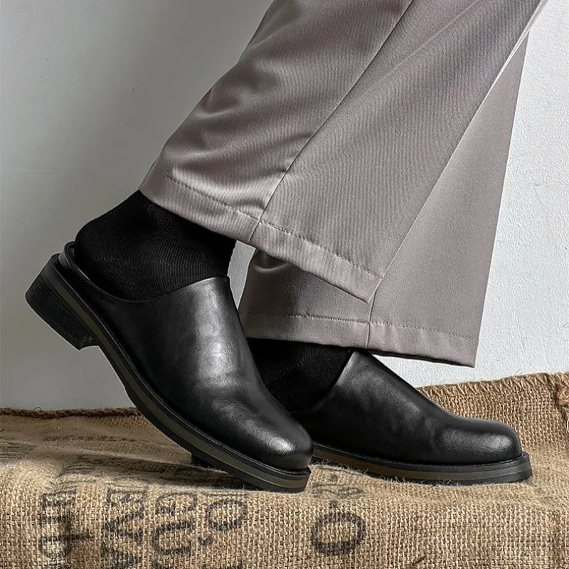 

High Quality Loafers Mens Shoes Fad Designer Slip-On Casual Shoes Comfort Slippers Business Mens Leather Shoes Zapatos De Hombre