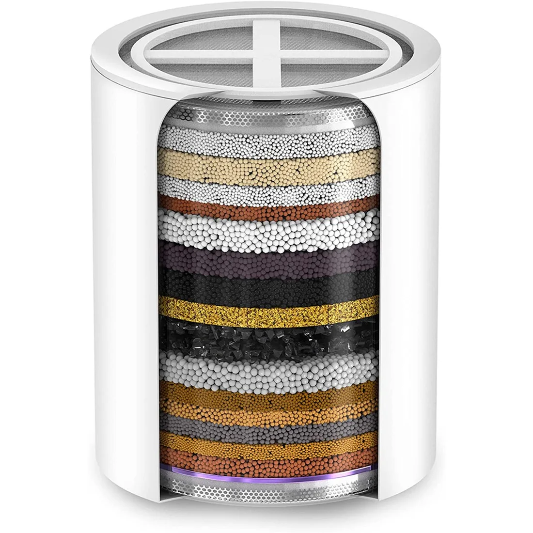 دش استبدال تصفية المياه ، 20 مرحلة ، متوافقة مع أي مرشح دش من تصميم مماثل ، لا الإسكان