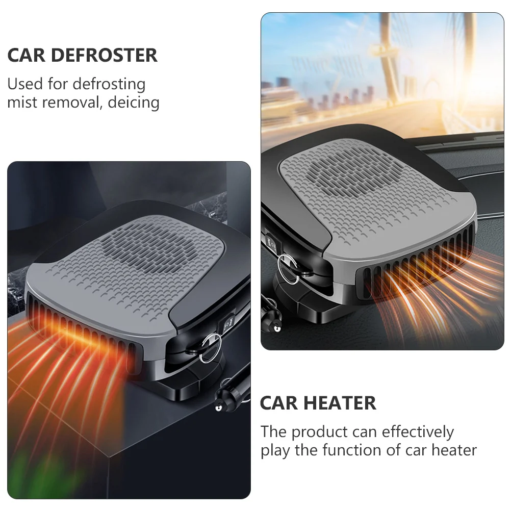 Cooling Fan Heater Car Portable Air Mover Mat Heel Plate 15X13X85CM Abs Electrical