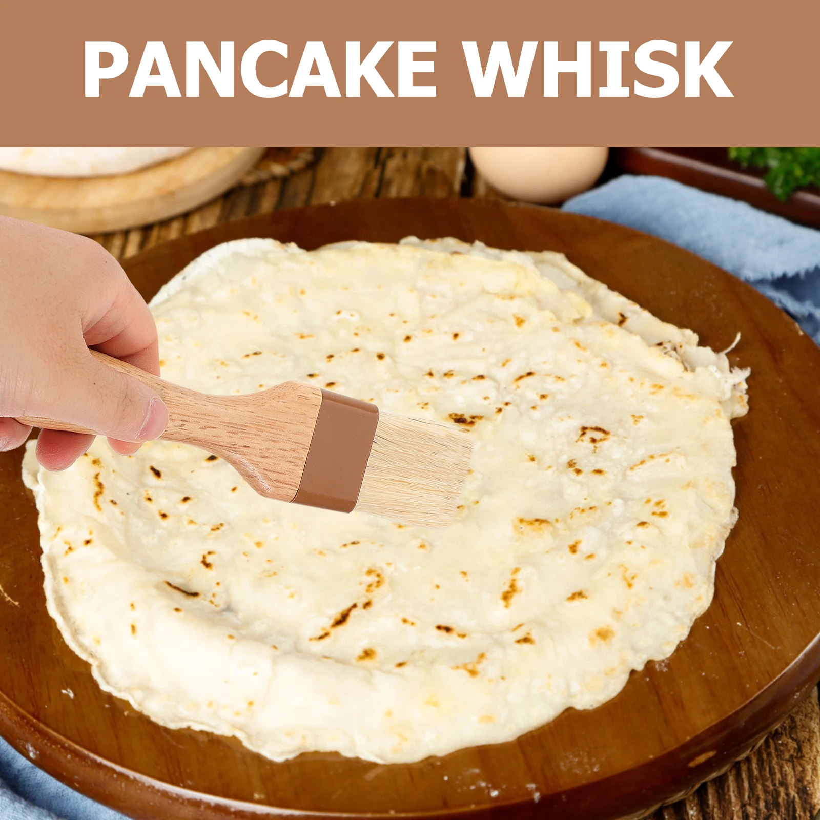 

2Pcs Kitchen Brushes Basting Pastry Bbq Sauce Grilling Oil Brush for Outdoor Bbq Baking Cooking Basting Brush for Cooking