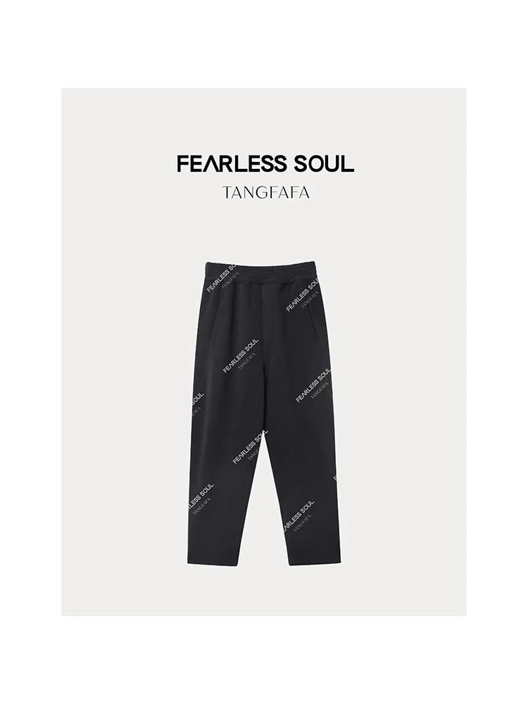 

Tfa Autumn Winter Elastic Waist ape Casual Pants Women's Small Foot Pants l Waist Cotton Polyester Elastic Fiber