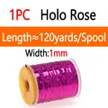 1mm 1PC Rosa Holográfica