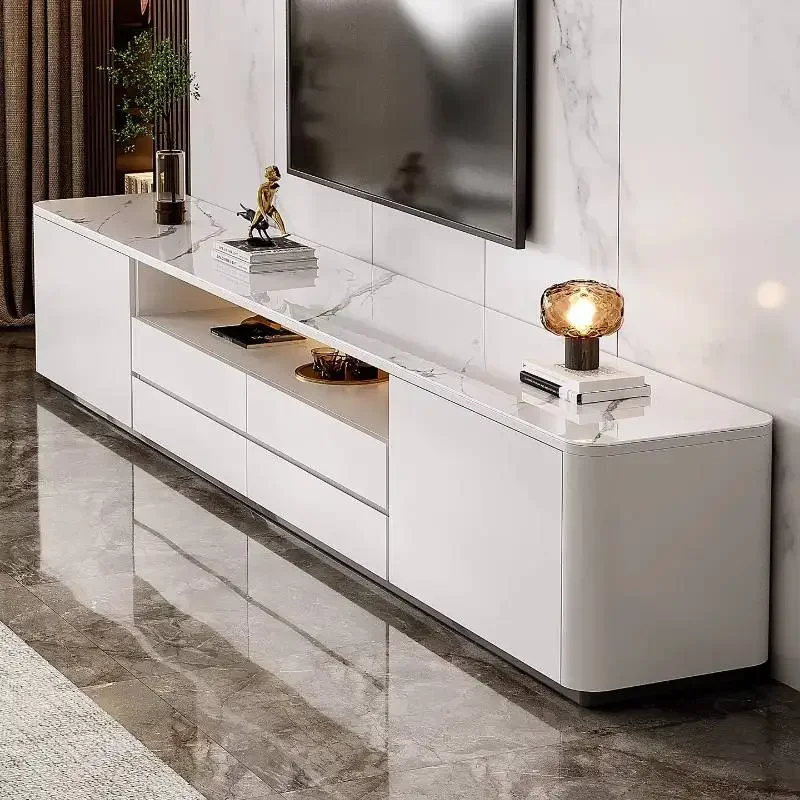 Refined Reliable Long Metal Tv Cabinet Decorative Sophisticated Luxury Compact Tv Cabinet Fernsehschrank Living Room Furniture