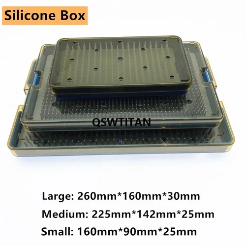 Imagen 2 del producto 5 tipos de caja de bandeja de esterilización instrumento quirúrgico oftálmico
