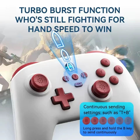 Беспроводной геймпад Switch Pro 2026 для Nintendo Switch — фото устройства