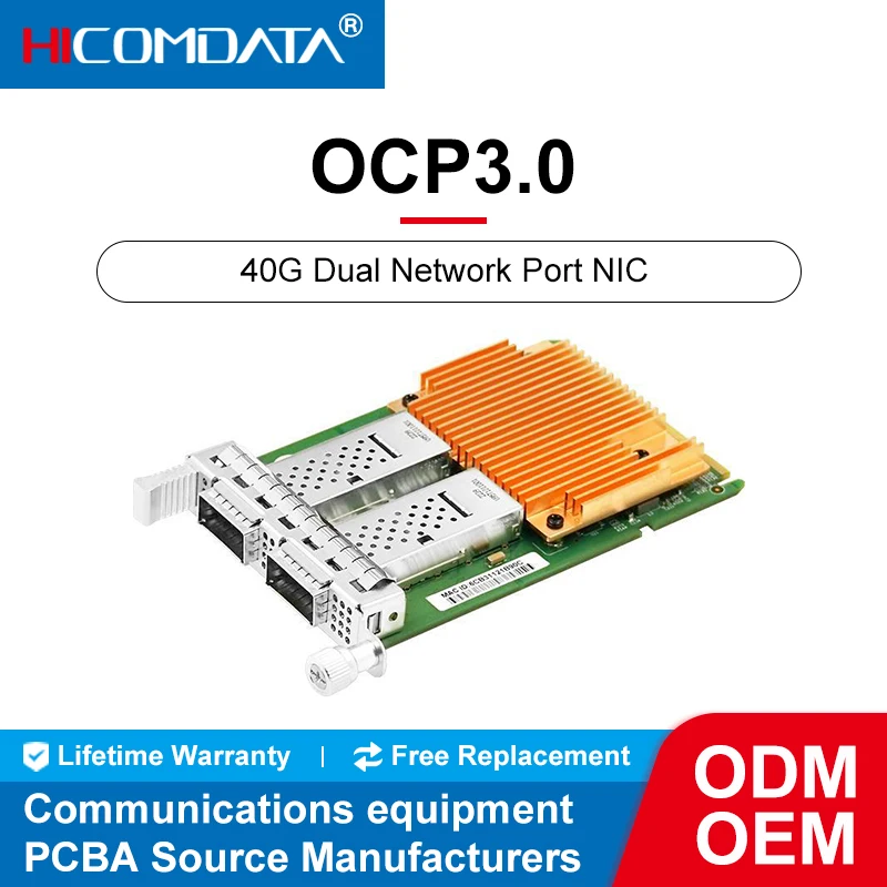 Network Adapter OCP3.0 40G Fast Fiber 2 Ports Server Ethernet Card NIC intel XL710 microchip for Servers