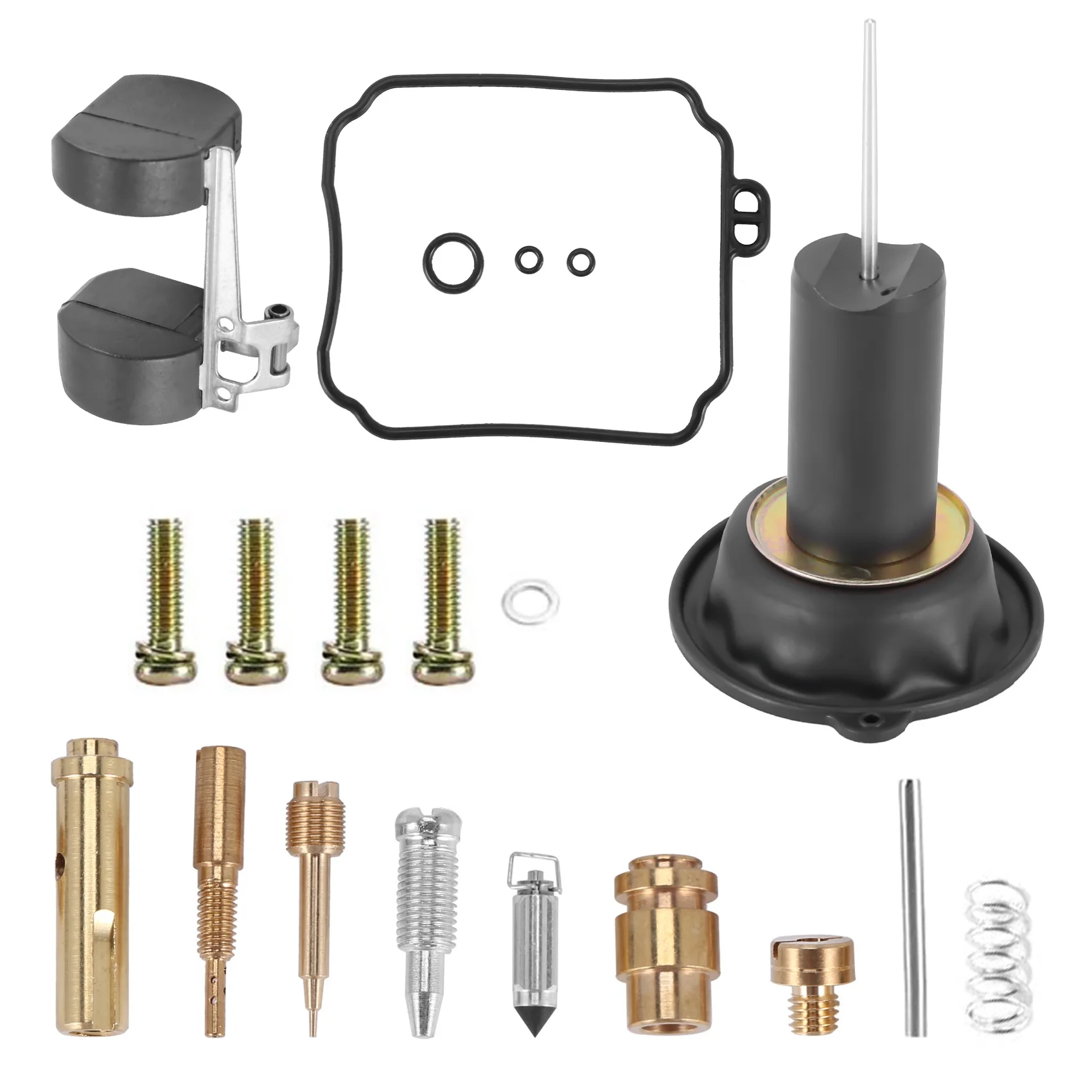오토바이 기화기 수리 키트, 오토바이 기화기 피스톤 플로트 가스켓 키트 야마하 비라고 250 XV250