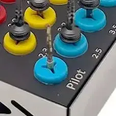 

21 шт./компл., комплект сверл для стоматолога с титановым покрытием, система имплантации стоматолога, драйверы с пробками