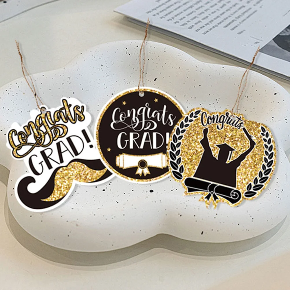 1 مجموعة التخرج معلقة قلادة الجوت حبل حفلة التخرج الديكور ساحة جدار الباب شنقا زخرفة