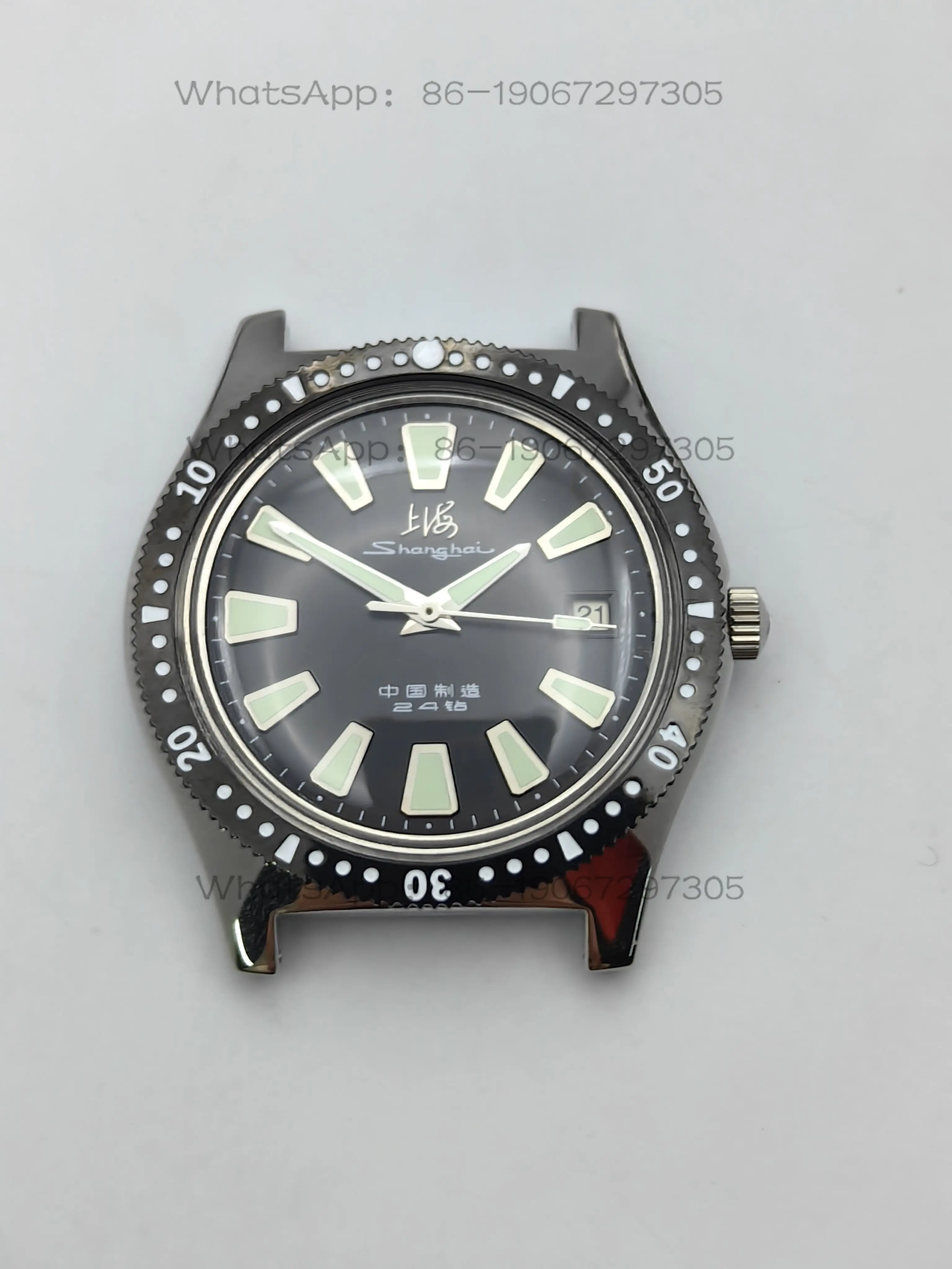 

Shanghai Watch Large Scale Pressure Ring 24 Drills Need To Be Washed and Maintained By Yourself for 40 Turns, Not Rotatable