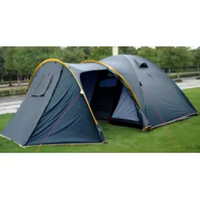 Custom Made Eco-friendly Fabric 3-4 Person 4 Season Waterproof Double Layer Family Outdoor Camping Tunnel Tent