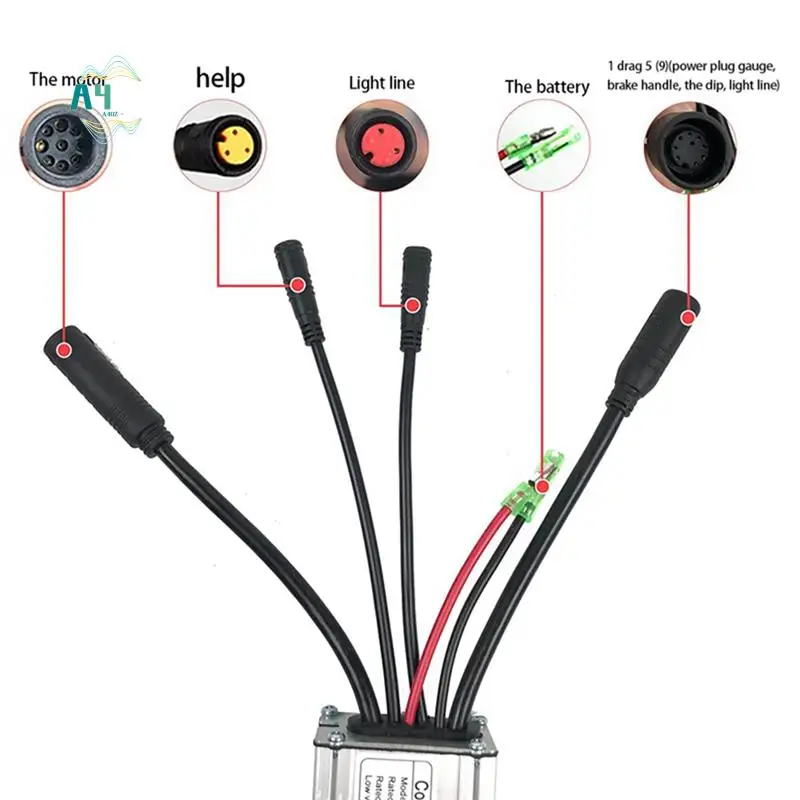 

A40Z-1 шт., электрический велосипед, контроллер KT, электрическая модификация для серии Quintessence