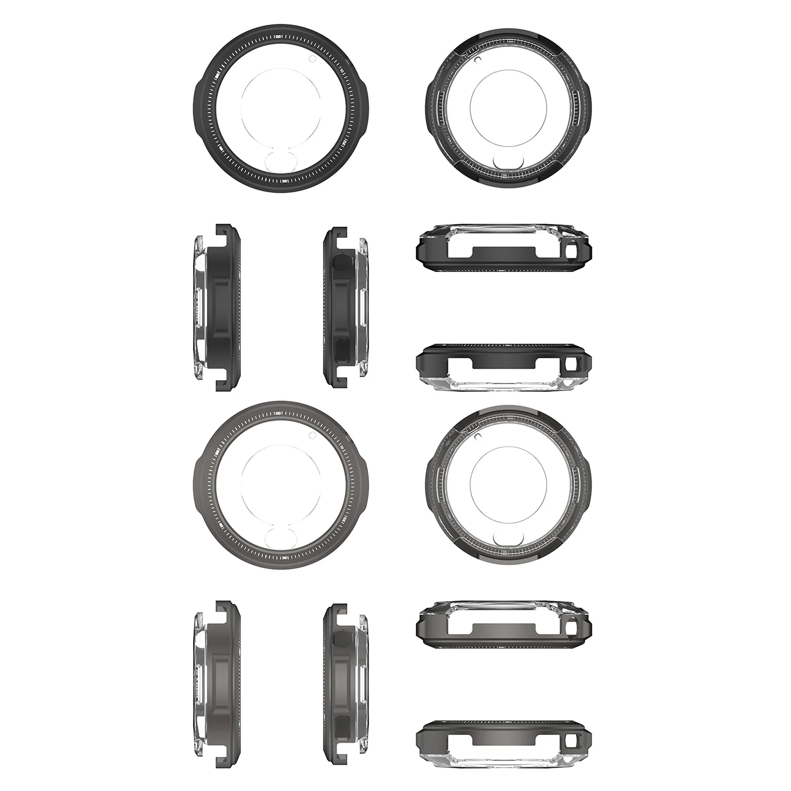 

Protective Bumper Shell Hollow Drop-Resistant Protector Shell Accessories Suitable for Amazfit Balance 2 Smart Watch 47mm