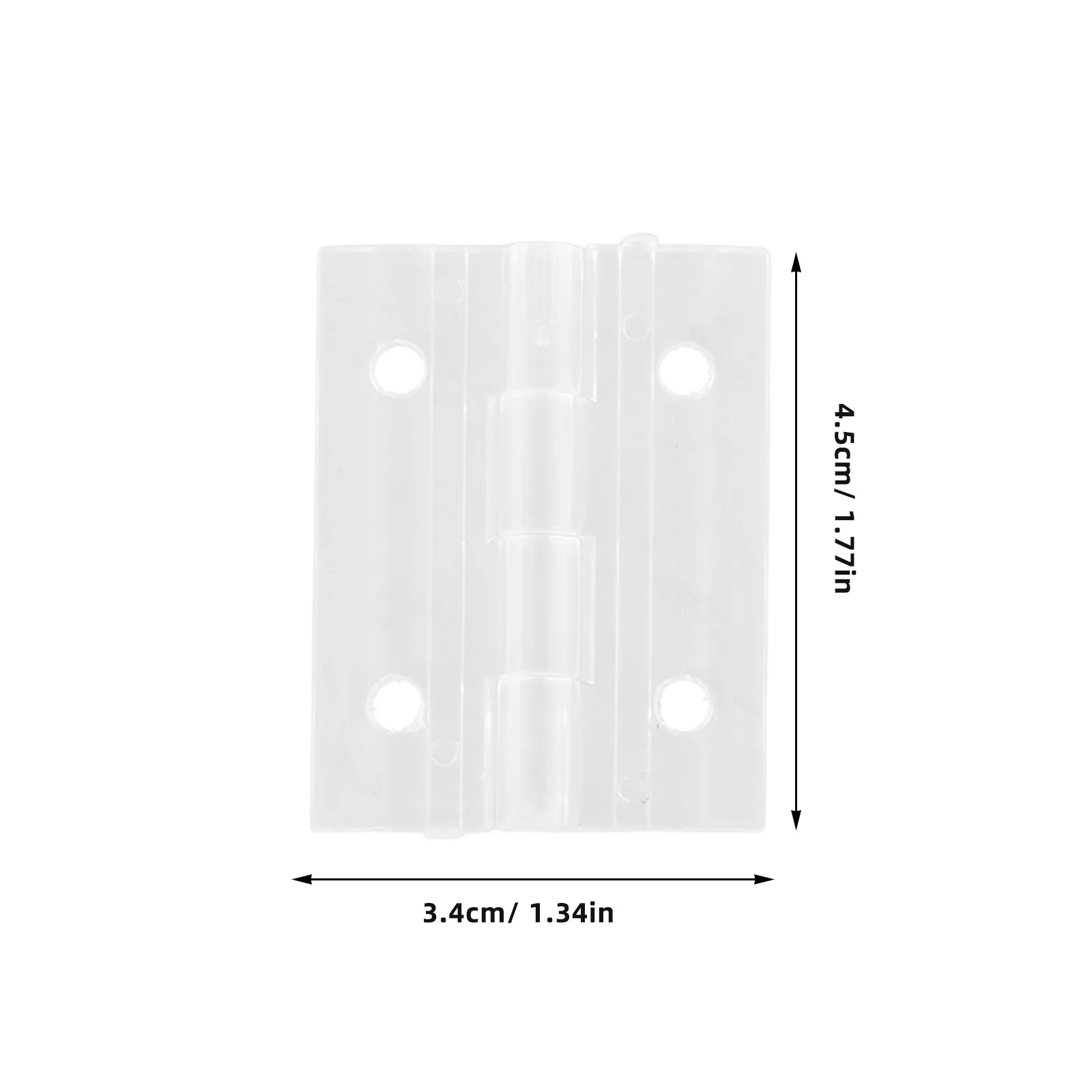 2 مجموعة مفصلة أكريليك لباب الخزانة المفصلي المستمر لا أدوات المطلوبة مادة الكمبيوتر القوية لصندوق الأدراج مفصلات صغيرة حرفية