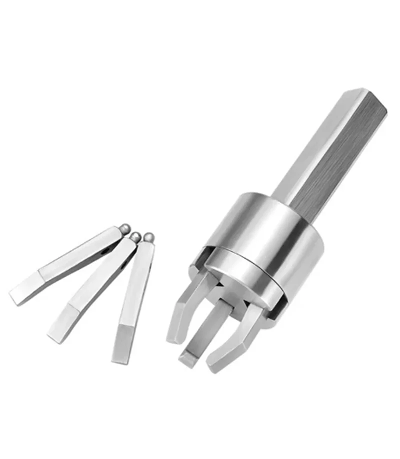 Imagem -03 - Extrator Traseiro de Três Garras Barra Redonda Quadrada Automática Tornos Cnc Mandíbulas Extrator de Tração para Ferramenta de Desenho de Torno 16 mm 20 mm 25 mm 32 mm