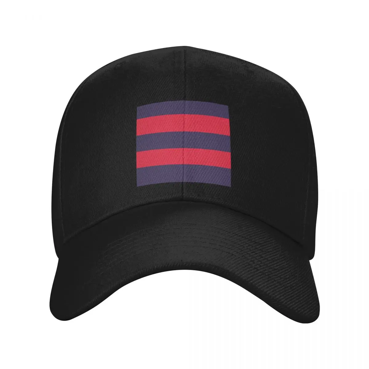 

Large NAVY BLUE and RED Horizontal STRIPES Baseball Cap derby hat Sunscreen Hats Woman Men's