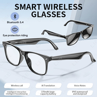 New AI Intelligent Translator Bluetooth Smart Glasses Men 163 Language Automatic Dialogue Translation Bluetooth Sunglasses Women