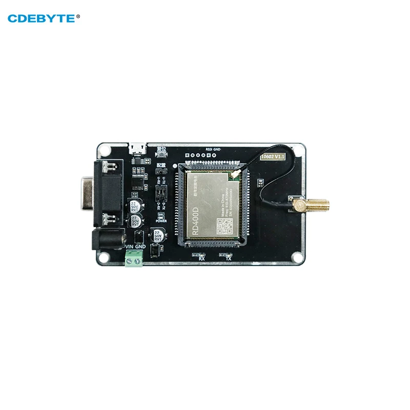 Data Transmission Radio Module Test Kit 410-470MHz RS232 CDEBYTE RD400D-TB 30dBm 5.6KM Easy to Develop With USB Interface