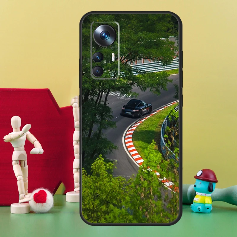 Custodia Green Hell Nurburgring per Xiaomi 15T 14T 13T Pro 13 14 15 Ultra 17 Pro Max POCO F5 F6 F7 X5 X6 X7 Pro Cover