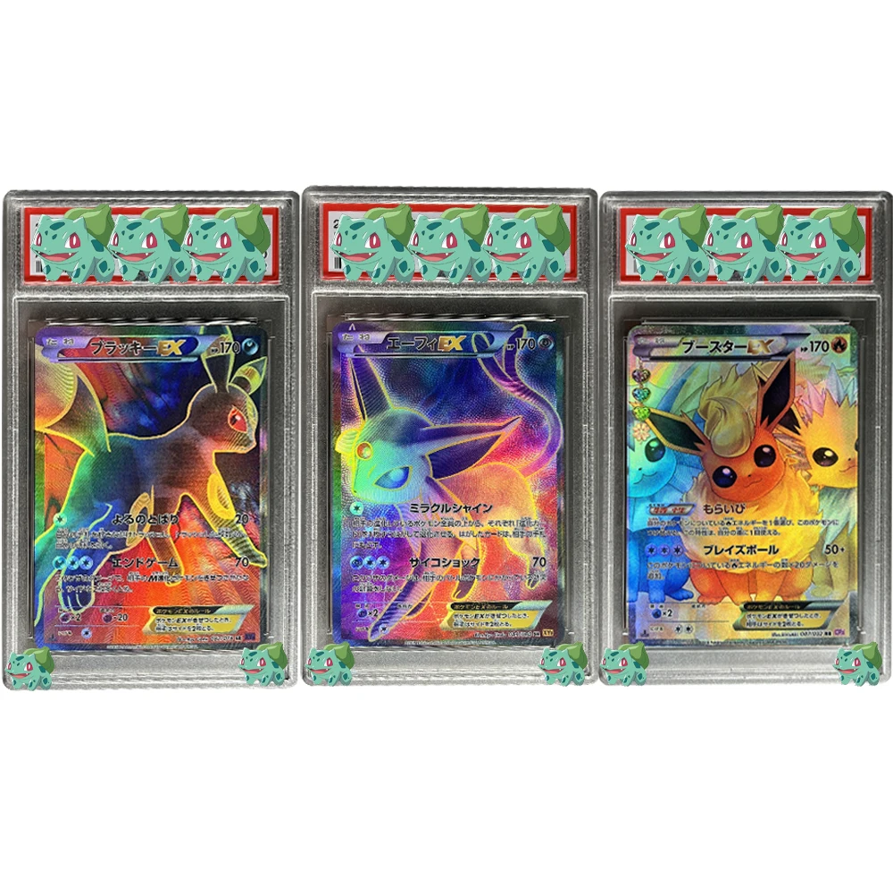 

Anime PTCG 2016 Eeveelution Collection Card Japanese XY Fa/umbreon Ex Awk Psychic King-1St Ed MT 10 Label Trading Card Kid Gift