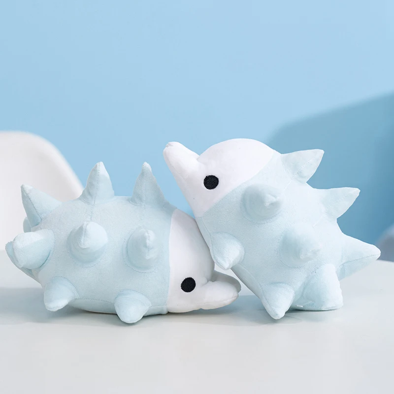Snom Plüschpuppe, schöne Eisfigur, weiches, flauschiges Sammelspielzeug für Spiele- und Anime-Fans, für den Innenbereich, Tischdekoration, Heimdekoration – Detail 1