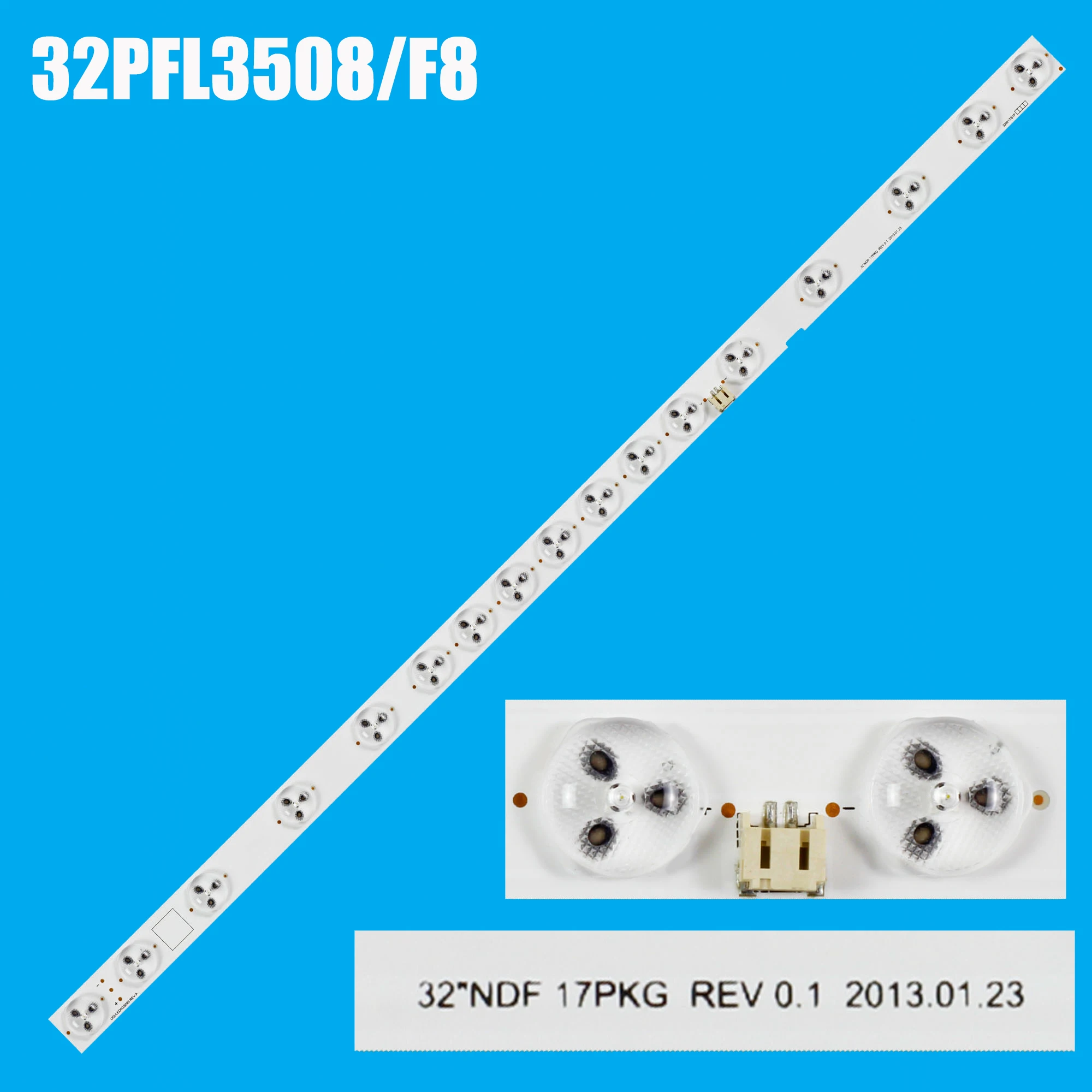 

1/5/10 Kits LED Backlight strip for LF320FX4F LF320EM4 LF320EM4F 32PFL3508F8 32PFL3508/F8 32ME303V/F7 ME1 HV320WX2-201