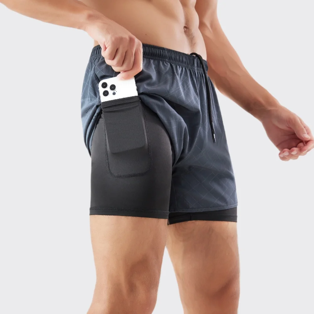 Running Training Shorts for Men Quick Dry Fitness Sports Shorts Breathable Men Outdoor Recreation Short Pants Workout Clothes