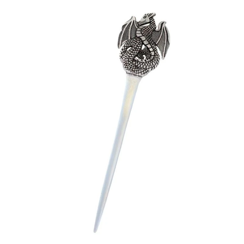 39BC Vintage Dragon Hairpin for Women Girl Elegant Metal Hair Hair Pin Hair Styling Accessories Casual Wear Hairpin