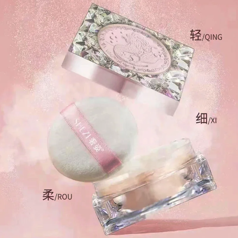 Shezi – poudre mate fixatrice pour le visage, fond de teint, poudre libre, contrôle de l'huile, correcteur, blanchiment, cosmétiques naturels coréens