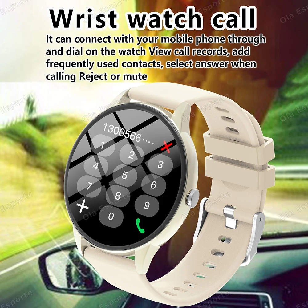 2025 جديد إمرأة SmartWatch بلوتوث دعوة سيدة الساعات الرياضية مقاوم للماء معدل ضربات القلب مراقبة النوم ساعة ذكية النساء الهدايا الحاضر #2