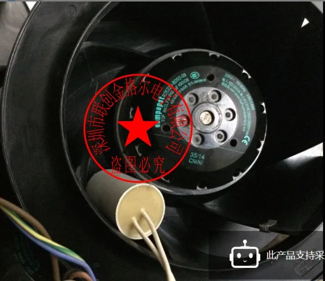 R2E225-BD92-09 230V135/200W 4 فائق التوهج الأصلي والحقيقي ألمانيا المستوردة ، المستوردة مروحة الطرد المركزي