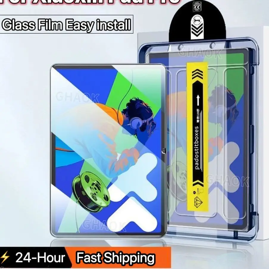 Tempered Glass Film with Easy Installation Kit for Samsung Galaxy Tab S11 Ultra S10 FE Plus S8 S9 S10  Clear Screen Protectors