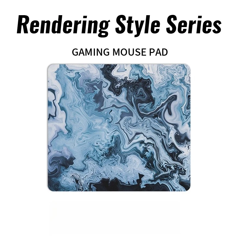 Strata Liquid-alfombrilla pequeña para ratón, alfombrilla para ordenador portátil para videojuegos, alfombrilla para teclado, Protector de escritorio, almohadillas para ratón de dibujos animados de Anime, 18x22cm