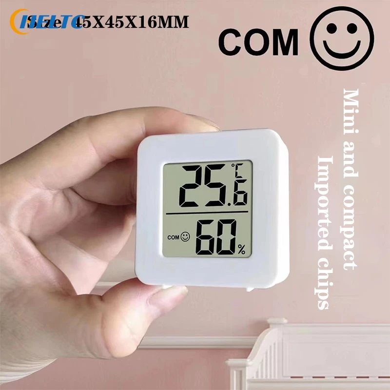 1PC Household Precision Thermometer Mini Indoor Thermometer LCD Digital Temperature Room Hygrometer Gauge Sensor Humidity Meter