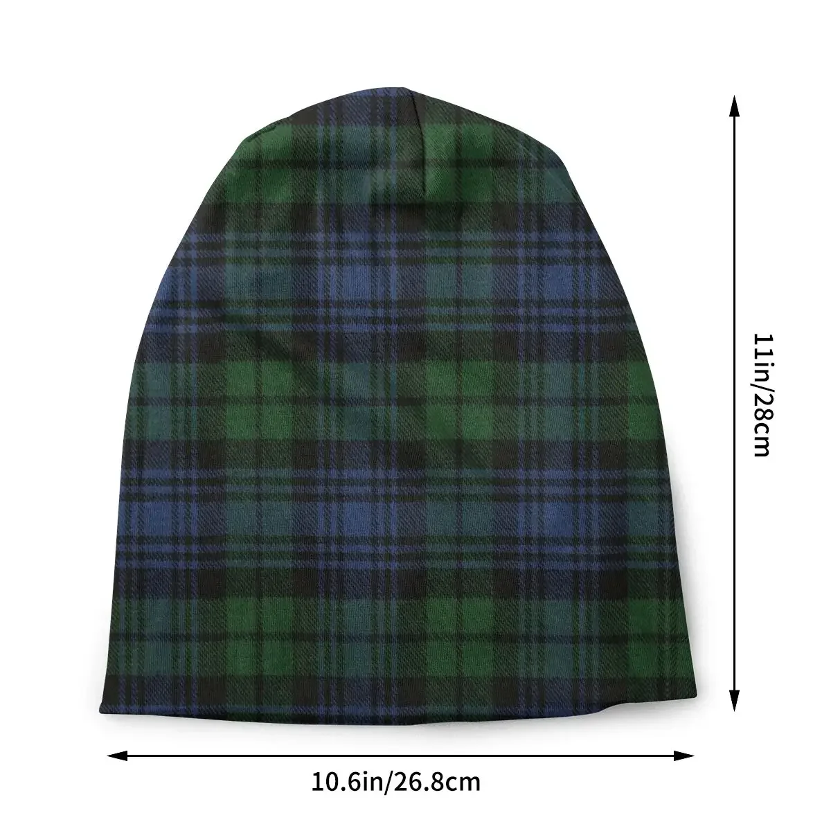 Black Watch Scottish Tartan Plaid Beanie Cap Unisex Winter Warm Bonnet Femme Knit Hats Outdoor Ski Beanies Caps For Men Women