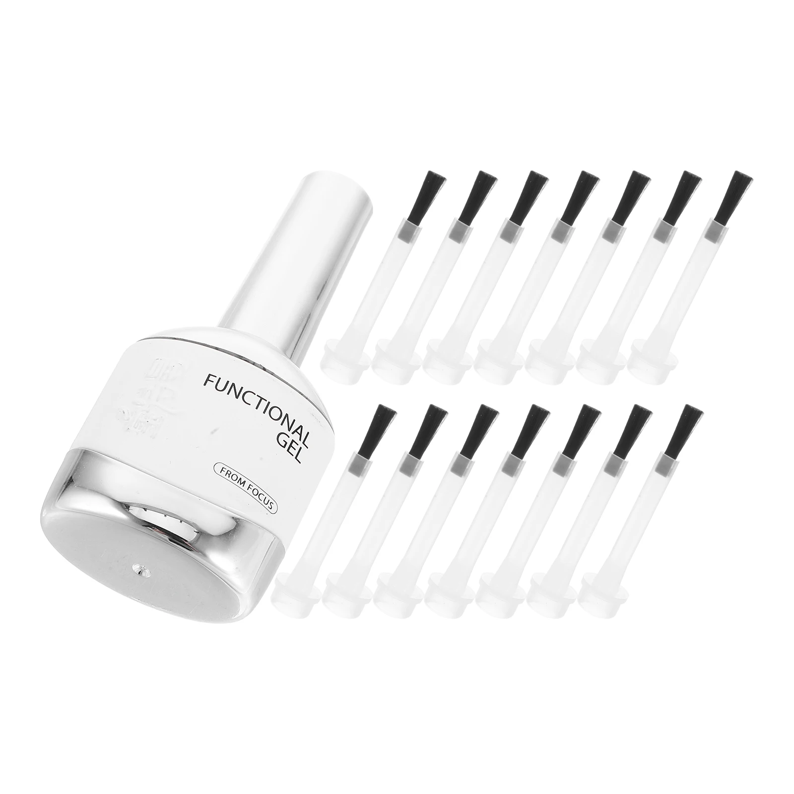 

1 set 20 Nail Polish Brushes Gel Bottle Replacement Small Manicure Supplies Maintenance