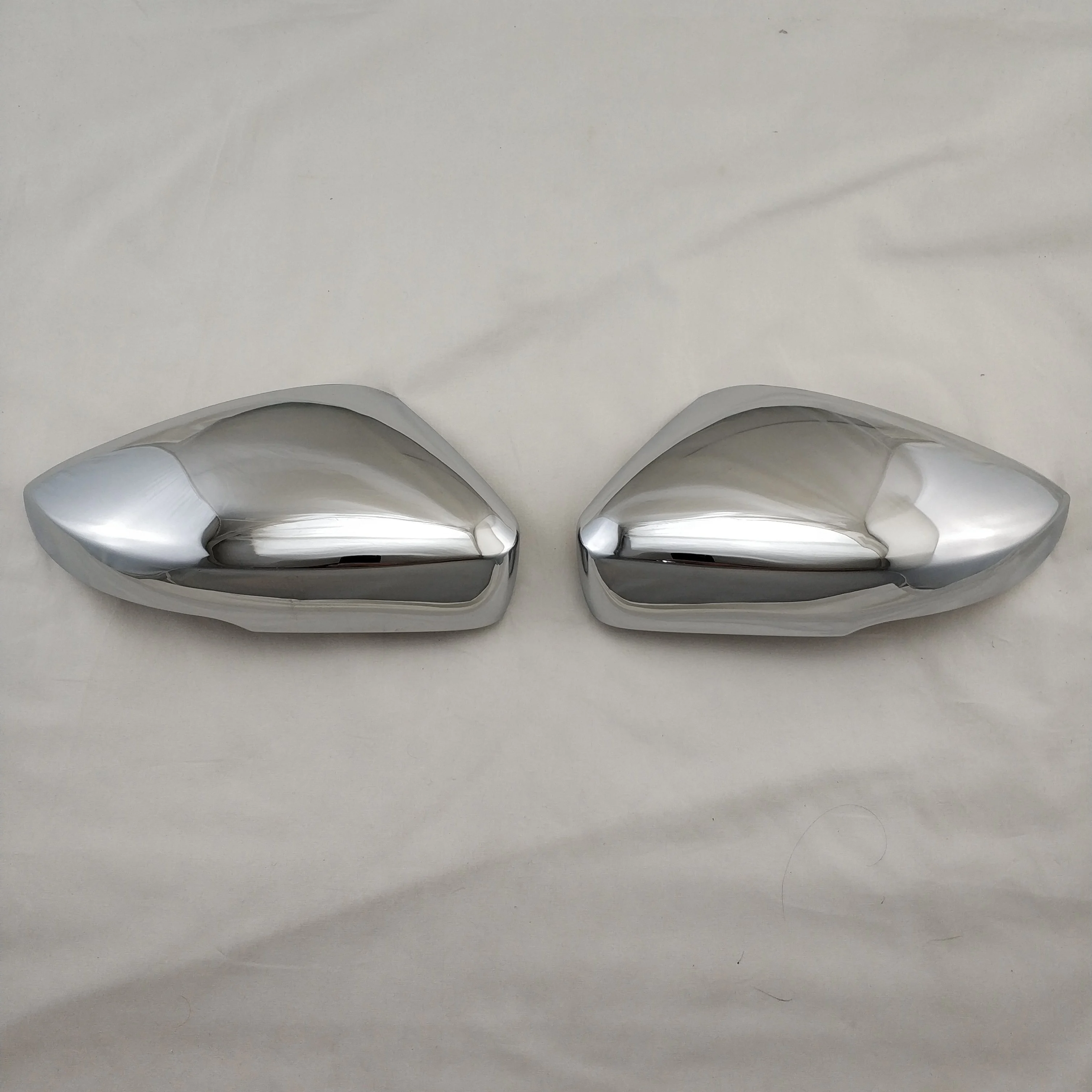 2pcs Car ABS Chrome Rearview Accessories Plated Trim For Volkswagen Polo GTi 2010 2012 2013 2014 2016 2018  Door Mirror Cover