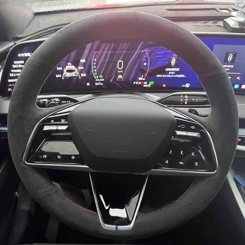 

Чехол на руль, флисовая прошитая вручную кожаная специальная ручка для Cadillac XT5/CT6/GT4/LYRIQ/OPTIQ, автомобильные аксессуары, инструменты