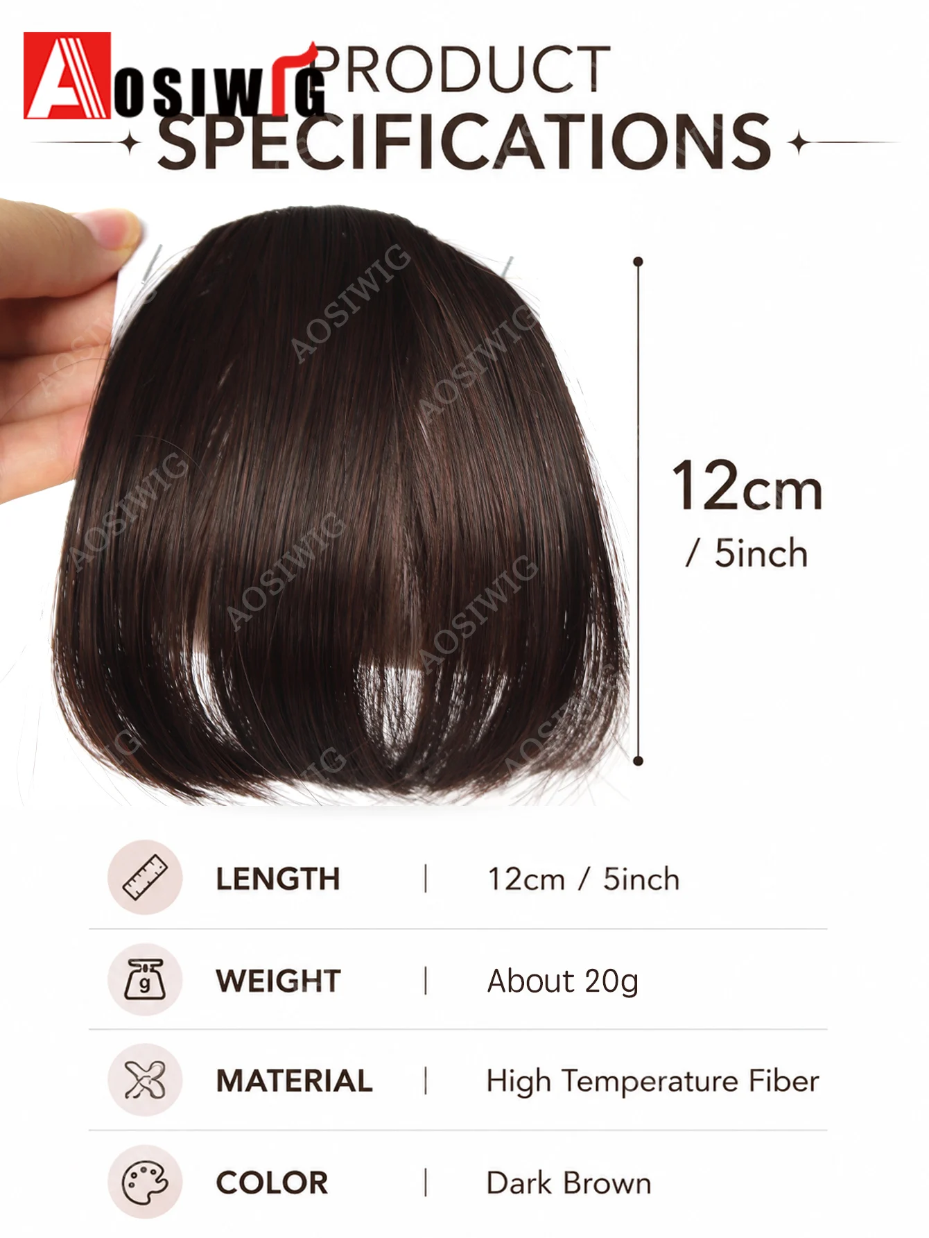 Clip In Bangs No Sideburns Synthetic Hair Extension French Bangs Natural Fake Fringe Hairpiece Heat Resistant Fiber for Women
