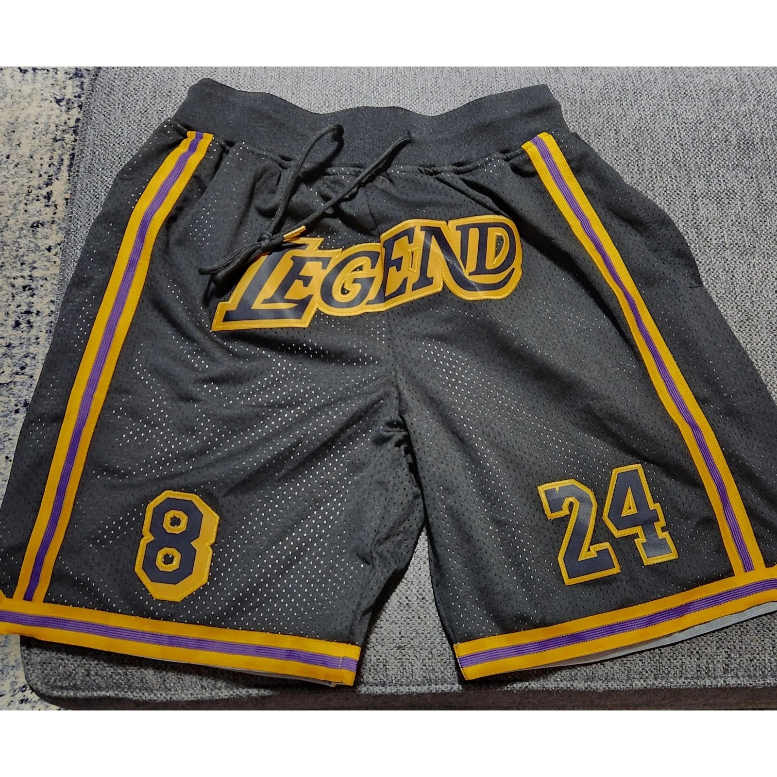 

2026 Summer Hot Selling Men's Legend 8/24 Sports Basketball Shorts Quick drying Breathable Loose Fashion Match Oversized Shorts