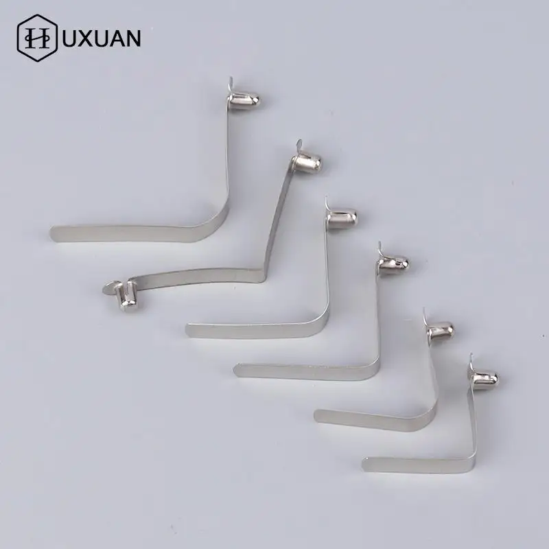 10pcs Pipe Single Button Snap Locking V Type Caravan Steel Kayak Paddle Spring Clip Push Clamp Tent Pole Pin