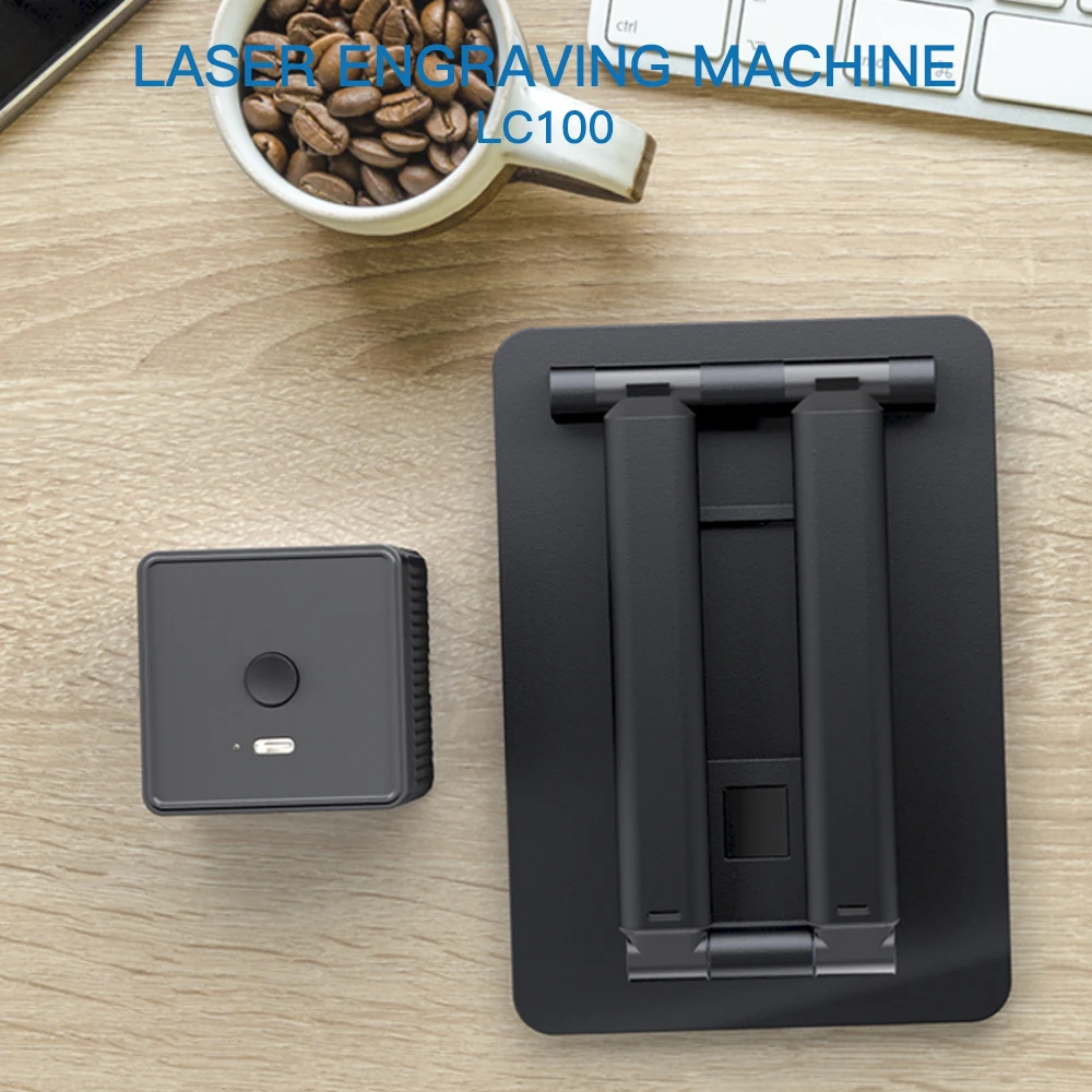 Laser Engraver CNC DIY LC100 Laser Engraving Machine Fast Mini Logo Mark Printer Cutter Woodworking Wood Plastic