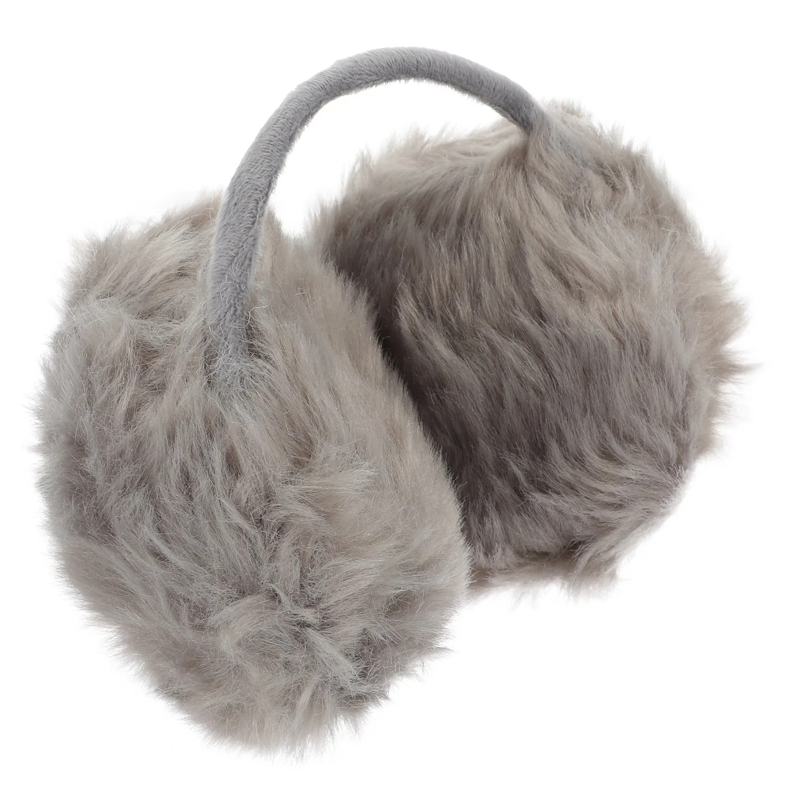 Cache-oreilles en peluche confortable, couvre-oreille coupe-vent, accessoire d'hiver pour hommes, femmes, enfants, Ski, course à pied, cyclisme, gris