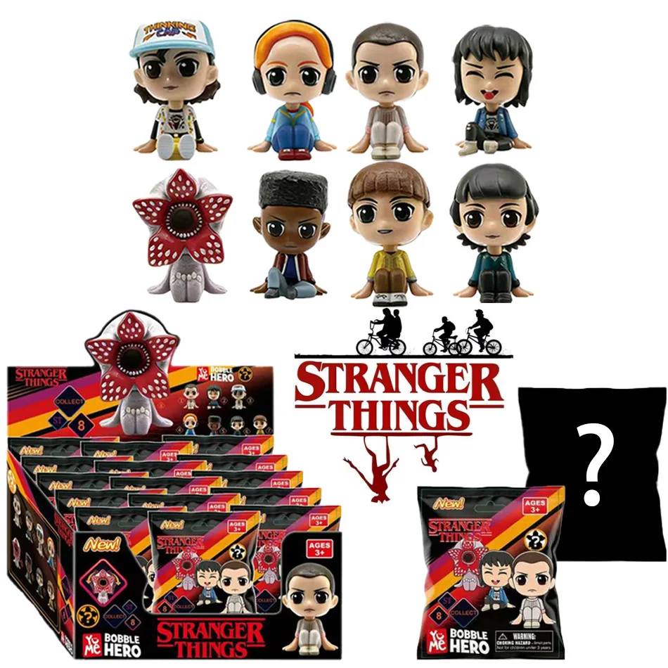 Gorąca Blind Box Blind Bag 8 Stylów Figurka Stranger Eleven Dustin Barb Steve Demogorgon Figurki Akcji Zabawki Figurki Akcji Zabawki