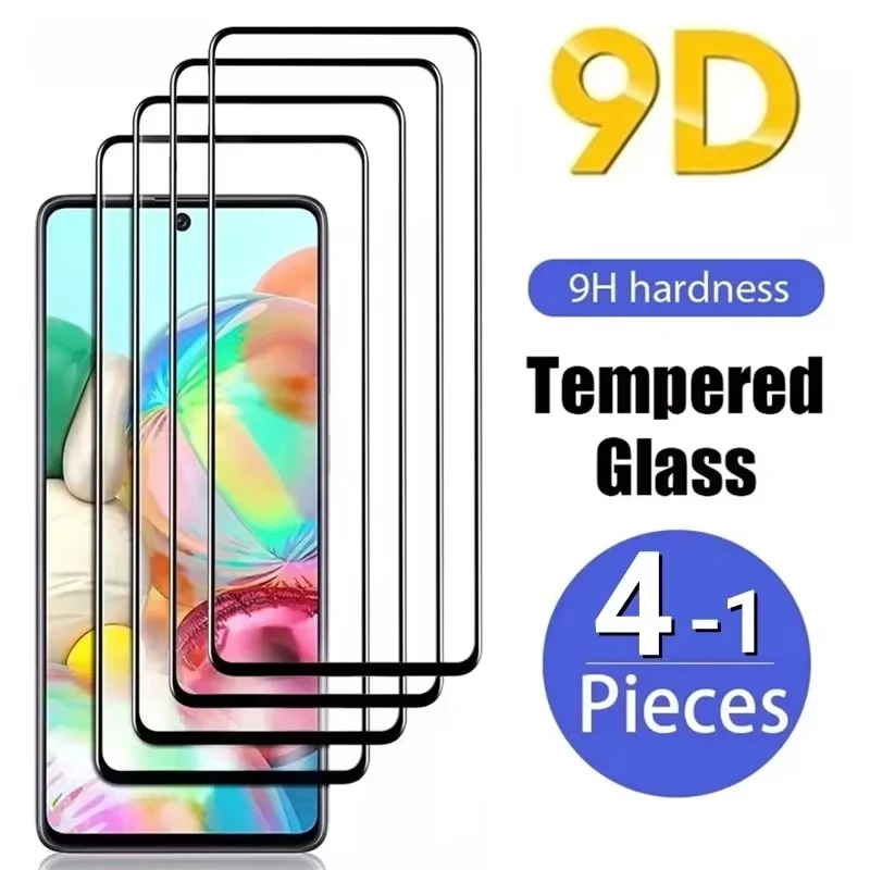 

1-4PCS 9D Full Cover For Samsung Galaxy S25 Ultra S24 Fe S23 Plus S22 S21 S20 FE A05s A05 A06 Tempered Glass Screen Protector