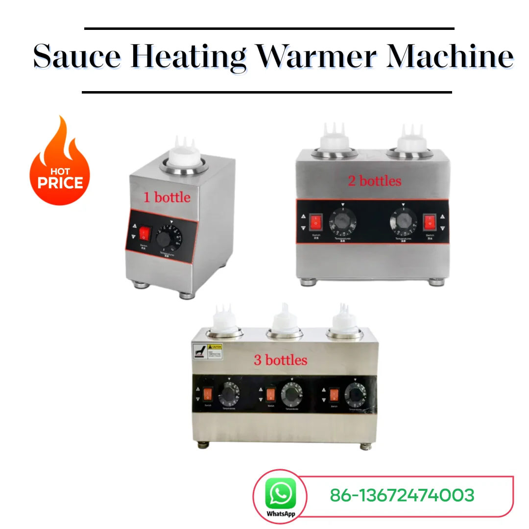 صلصة دفئا التجارية آلة تدفئة الشوكولاته الفولاذ المقاوم للصدأ الكهربائية مربى الصويا سخان ماكينة حشو 1/2/3 زجاجات 110V220V #1